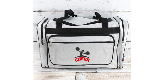 Dancer Duffel Bag Glitter 23 Inches Silver